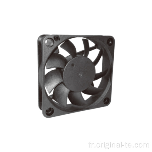 Ventilateur axial DC 60x60x15mm à faible bruit